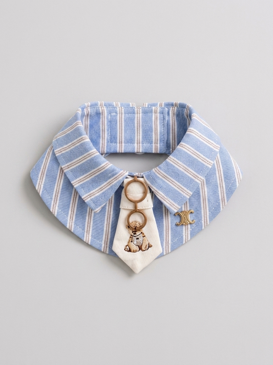 detail — charm tie hardware
