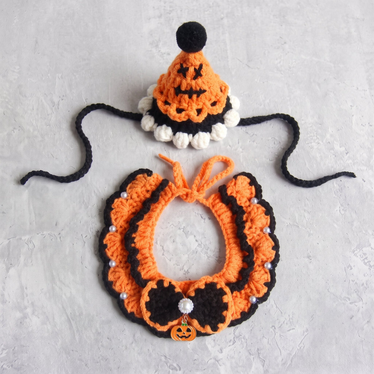 Pumpkin Pearl Crochet Set