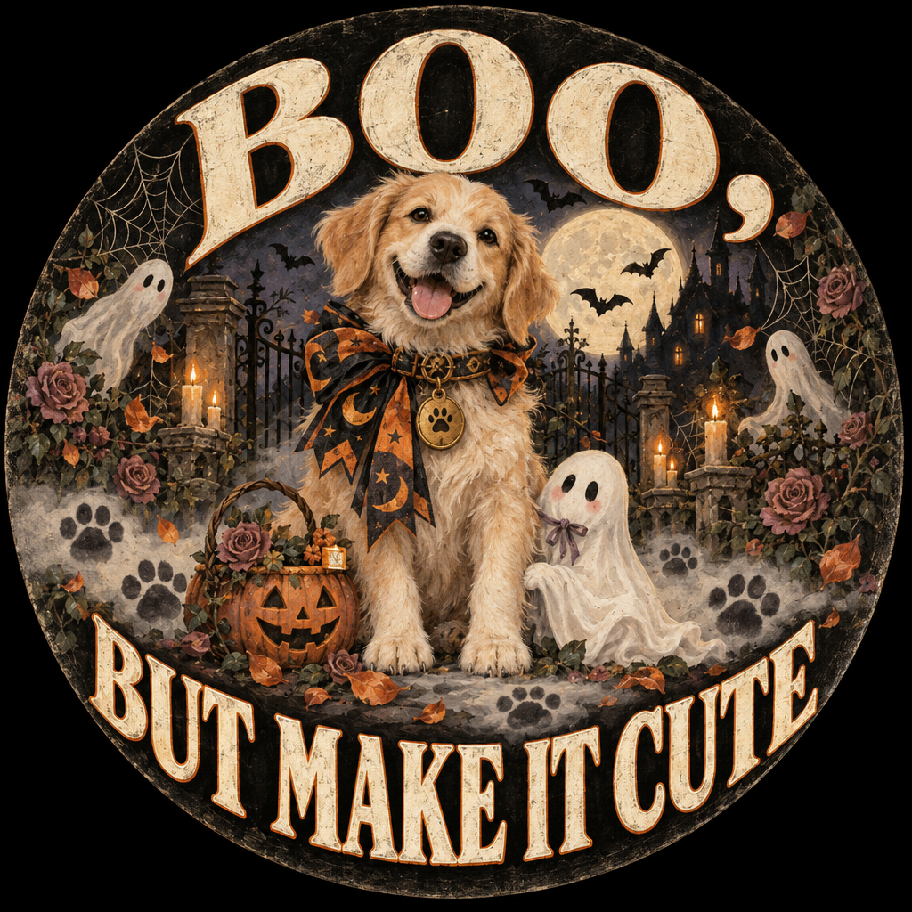 GlowTrack Leash + Costume Halloween Special Pack — BOO TALE