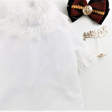 Load image into Gallery viewer, MC PET Edward Medieval European Castle Vampire Red Coat with Lace Shirt and Bow Tie
